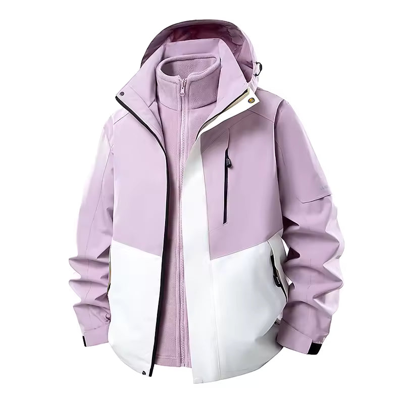 Men’s 3-in-1 Waterproof Thermal Hiking Jacket