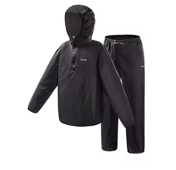 Lightweight Nylon Rain Suit Jacket and Pants