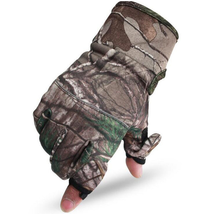 Anti-Slip Camouflage Fishing Gloves - Happy Health Star