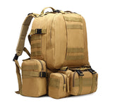 Men's 4 in 1 Tactical Style Multi-Pocket Backpack - Happy Health Star