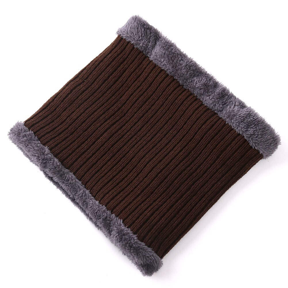 Knitted Warm Hat with Visor - Happy Health Star