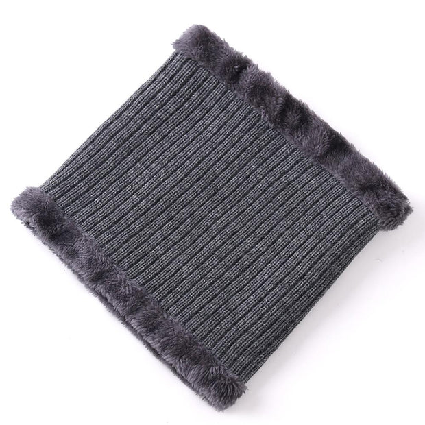 Knitted Warm Hat with Visor - Happy Health Star