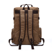 Men's Rectangular Shaped Canvas Backpack - Happy Health Star