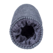 Knitted Warm Hat with Visor - Happy Health Star