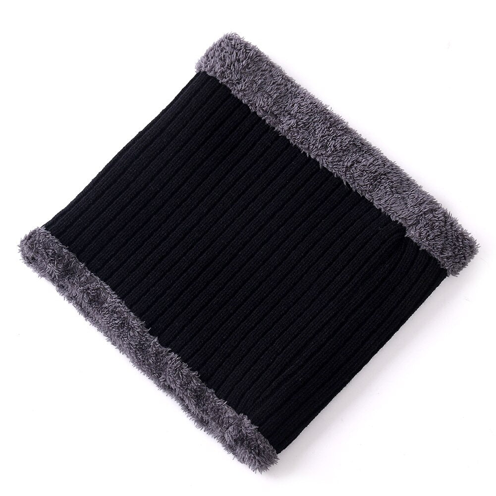 Knitted Warm Hat with Visor - Happy Health Star