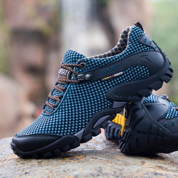 Lycra Sneakers Camping Sports Shoes                                   