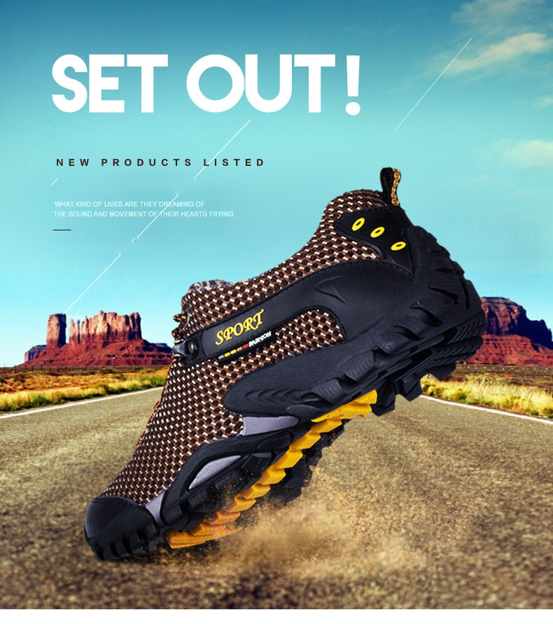 Lycra Sneakers Camping Sports Shoes - Happy Health Star