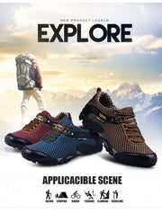 Lycra Sneakers Camping Sports Shoes - Happy Health Star