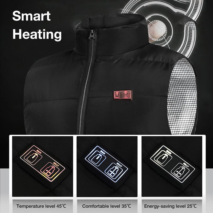 USB Heating Hiking Vest Jacket Flexible - Happy Health Star