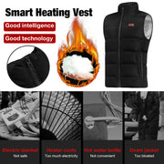 USB Heating Hiking Vest Jacket Flexible - Happy Health Star