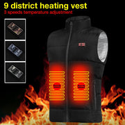 USB Heating Hiking Vest Jacket Flexible - Happy Health Star