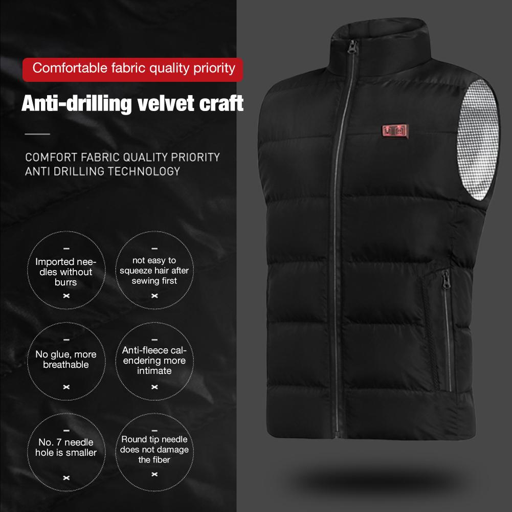 USB Heating Hiking Vest Jacket Flexible - Happy Health Star
