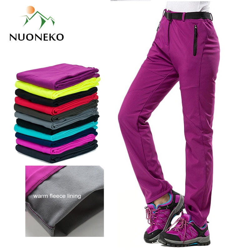 New Winter Women Outdoor Pants Thick Fleece Soft - Happy Health Star