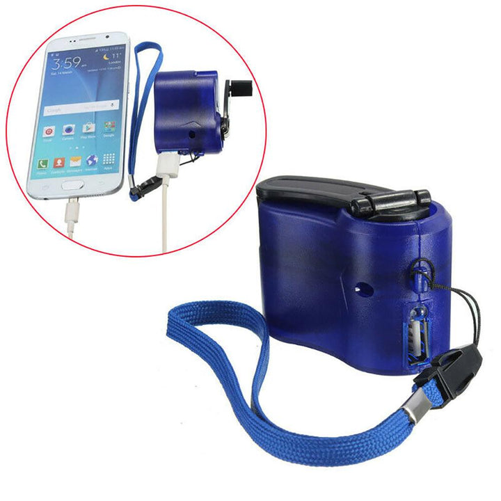 Hiking Emergency USB Hand Crank Phone Charger - Happy Health Star