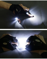 Fingerless LED Flashlight Torch Glove - Happy Health Star